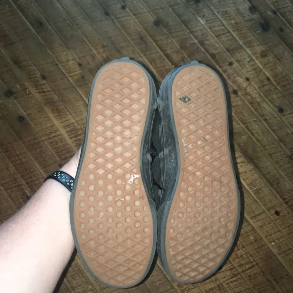 Solid youth Vans, size 4